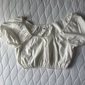 Reformation Cream Puff Sleeve Blouse